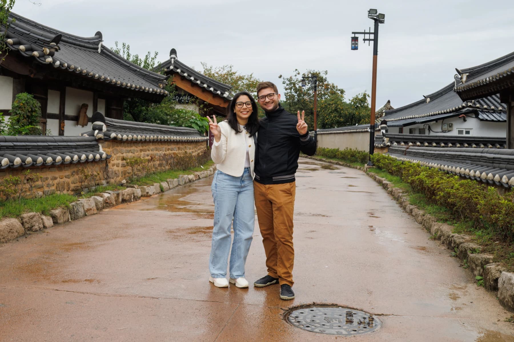 Photo of the co-founders Maria and Maurizio.